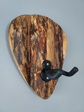 Guitar Pick, Guitar Wall Hanger, Guitar Wall Mount, Log Cabin Look
