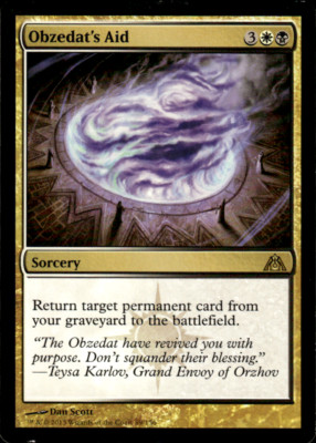 Magic the Gathering MTG Obzedat's Aid (89) Dragon's Maze