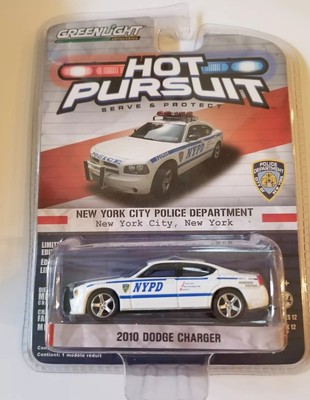White Greenlight 2010 DODGE CHARGER NEW YORK POLICE NYPD HOT PURSUIT SERIES