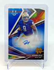 2022-23 Bowman's Best University Justin Ademilola RC Blue Refractor 17/150