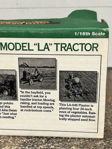 SpecCast 1/16 John Deere 1941-1946 Model LA Tractor Box Box Only No Tractor - Picture 8 of 19