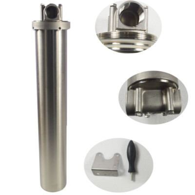 1'' NPT Filter Housing Corrosion-resistant 20'' Stainless Cartridges Sediment Filt