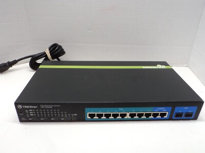TRENDnet 10-Port PoE Web Smart Switch TPE-1020WS 2x Gigabit, 2x SFP