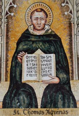 SAINT THOMAS AQUINAS GLOSSY POSTER PICTURE PHOTO PRINT st italian catholic 3228