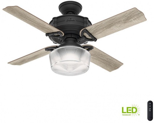 Hunter 52261 Brunswick 44 Ceiling Fan With Led Light Remote