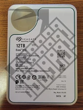 12TB Seagate Exos X14 Hard Drive 3.5" SATA III Enterprise HDD