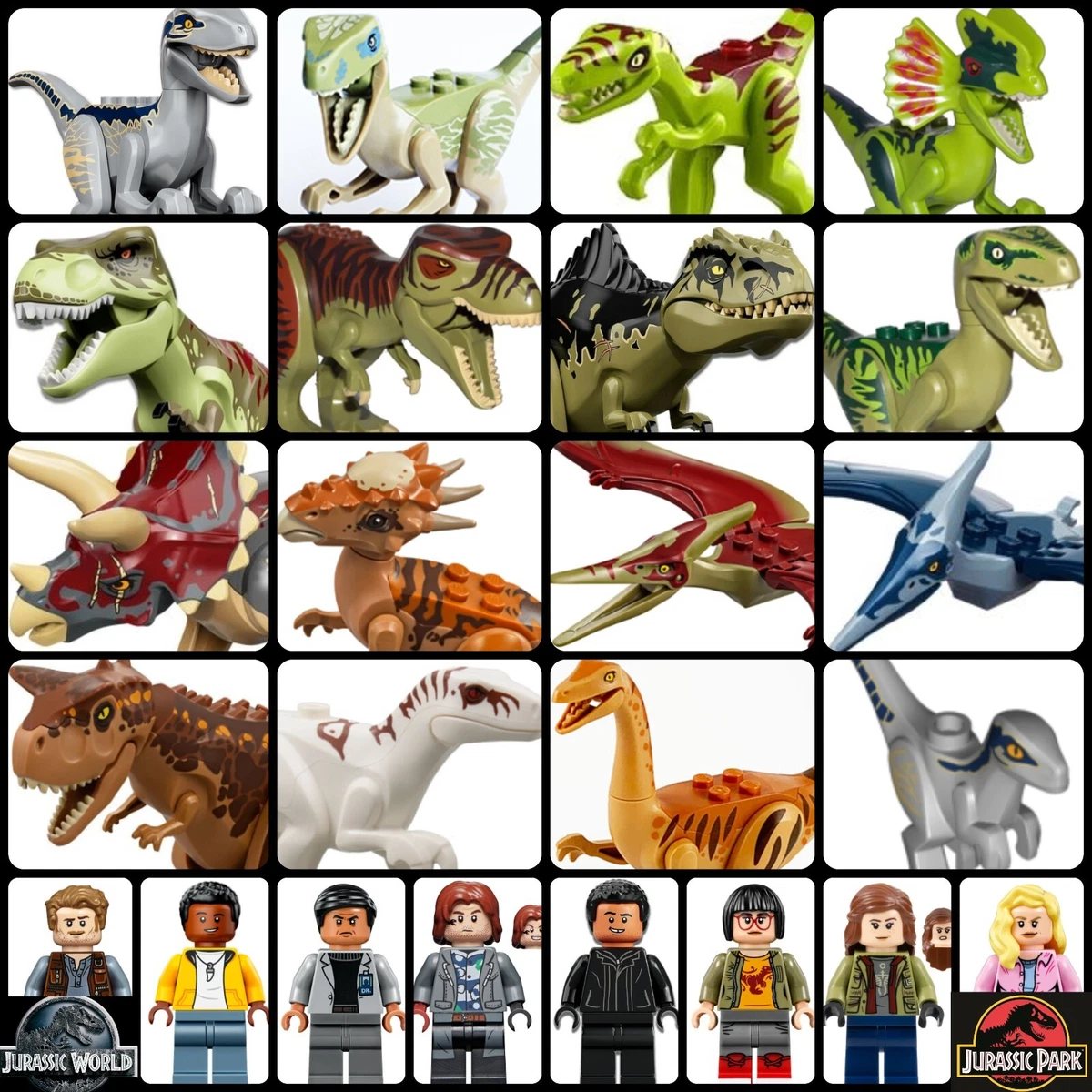 Lego Jurassic World / Park Dinosaurs & Minifigures Sets Lot(You Choose!)  Dino