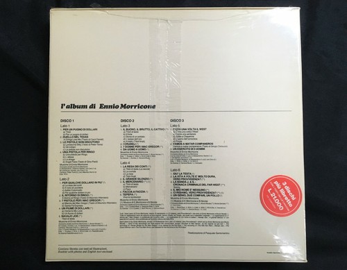 ENNIO MORRICONE "I Western" 3LP BOX VINYL Import RCA Italy 31543 ORIGINAL SEALED - Picture 10 of 12