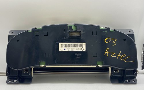 2003 PONTIAC AZTEK USED DASHBOARD INSTRUMENT CLUSTER FOR SALE (MPH) - Picture 4 of 8