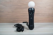 Sony PlayStation Move Motion Controller Black Model CECH-ZCM1 / ZCM2 Tested
