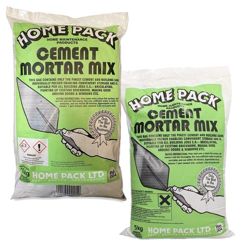 Homepack Mortar Mix Cement and Sand for Bricklaying Pointing Rendering