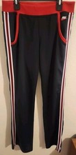 Vintage Y2K Nike Striped Logo Black And Red Sweatpants Track pants Womens S