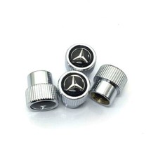 4 Stücke Mercedes Benz Ventilkappe für Auto Luftventil Abdeckungen Metall DE