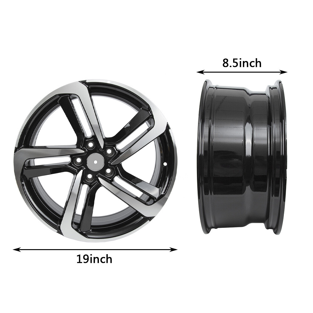 For Honda Accord 20182022 19 Inch Black Aluminum Replacement Wheel Rim