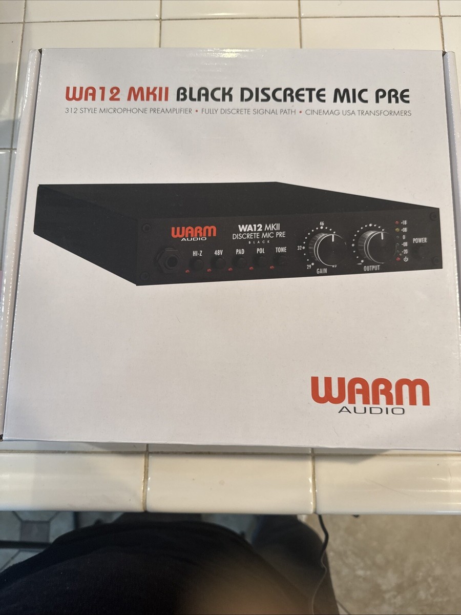 WA12 MKii Black Discrete Mic Pre | eBay