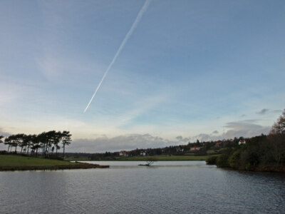 Photo 6x4 Dusk Knapps Loch Kilmacolm  c2008