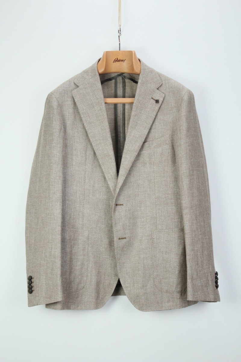 Lux TAGLIATORE Brown Hopsack WOOL & COTTON Sport Coat Blazer Lux TAGLIATORE Brown Hopsack WOOL & COTTON Sport Coat Blazer