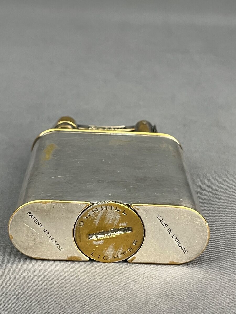 【新発売】 1920's Dunhill Silver Plated Lift-Arm Table Lighter 4 1/4 オイルライター
