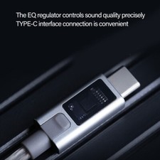 KZM2 Earphone Cable Type C 2 Microphones Silver Plateds Upgrades IEM Cables with