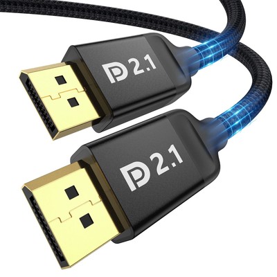 DisplayPort 2.1 Cable 6.6FT [VESA Certified], DP 2.0 Cable [16K60Hz,8K120Hz, ...