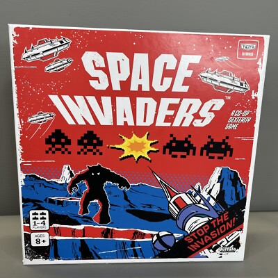 SPACE INVADERS  Taito board game New Sealed Dexterity Play Retro 80s
