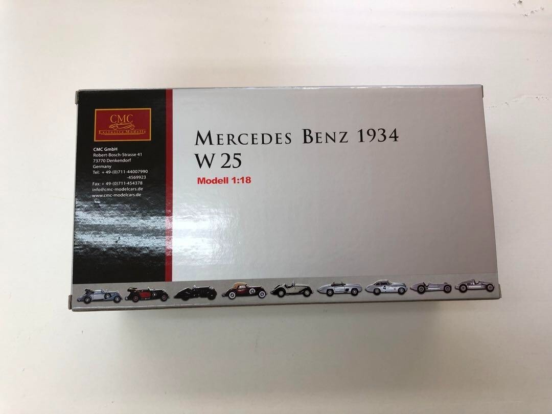 船　CMC Modelcars メルセデスベンツ1934 W25 Mercedes Benz W25 1934 - Die-cast model - CMC M-033