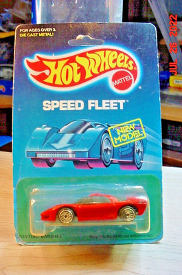 Hot Wheels Pontiac Banshee Red CUH ERROR 1796 1988 1/64 BP21x