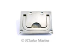 Flush lift ring / hatch pull long handle stainless steel marine grade (316 A4)