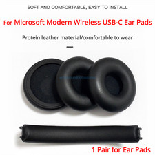 Replacement Ear Pad Headband Pad for Microsoft Modern Wireless USB-A C Headphone