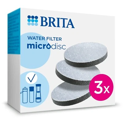 BRITA MicroDisc Replacement Filter Discs for Fill&Go and Filter Bottles 3 Pack - Image 1 of 4