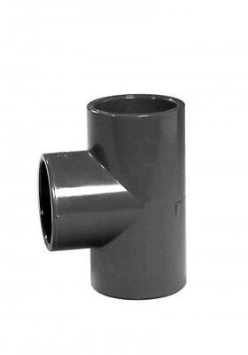 T-Stück 90° 90 mm / PVC T Stück Fittings Rohr Verbinder Muffe Fitting