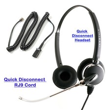 Headset for Avaya M7324 NT8B40 M7900 Phone Voice Tube Mic Binaural Headset