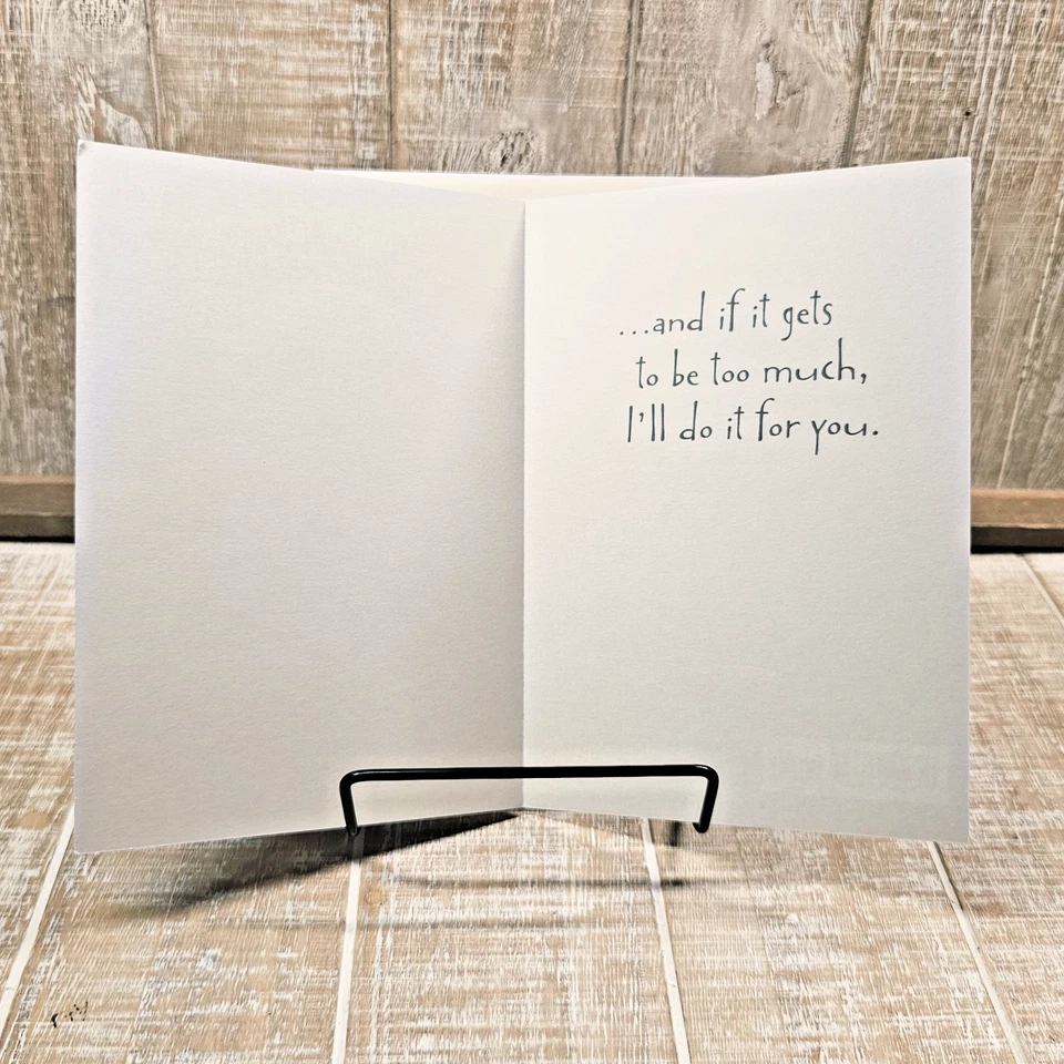 Leanin Tree Greeting Card Encouragement Puppies Chin Up Black White - Image 4 of 4