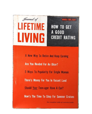 1959 Vintage JOURNAL OF LIFETIME LIVING - March EDITION