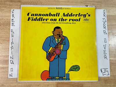 #ad #ad CANNONBALL ADDERLEY FIDDLER ON THE ROOF 1964 STEREO LP $24.98