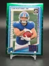 2025 Panini Donruss Optic #228 Cam Skattebo Rated Rookie Green Velocity Prizm