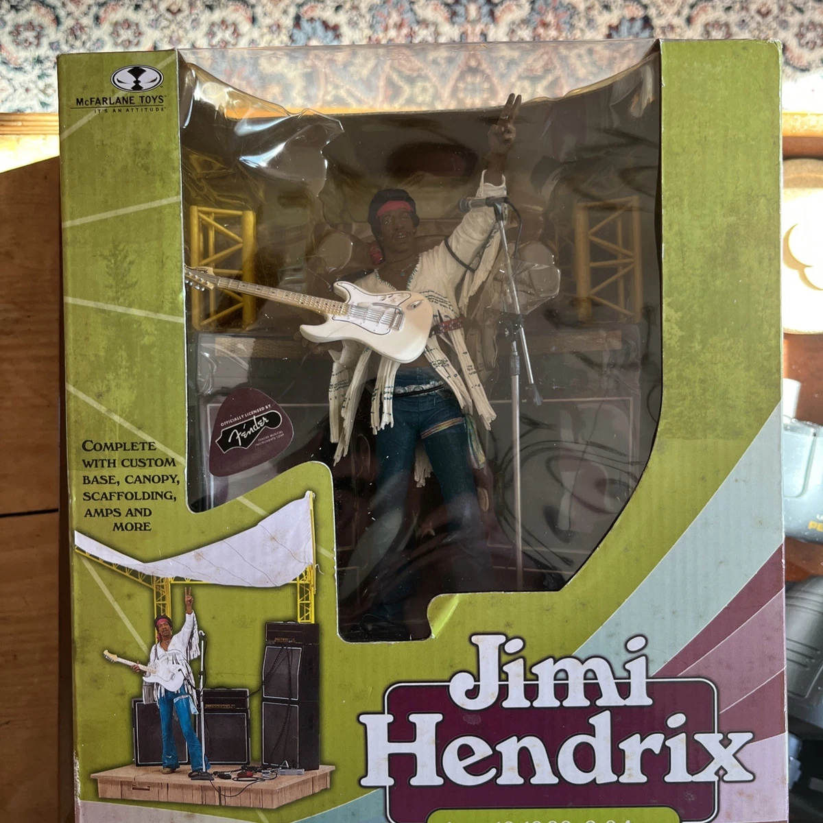 McFarlane Toys Jimi Hendrix Music 1969 Year Manufactured Action