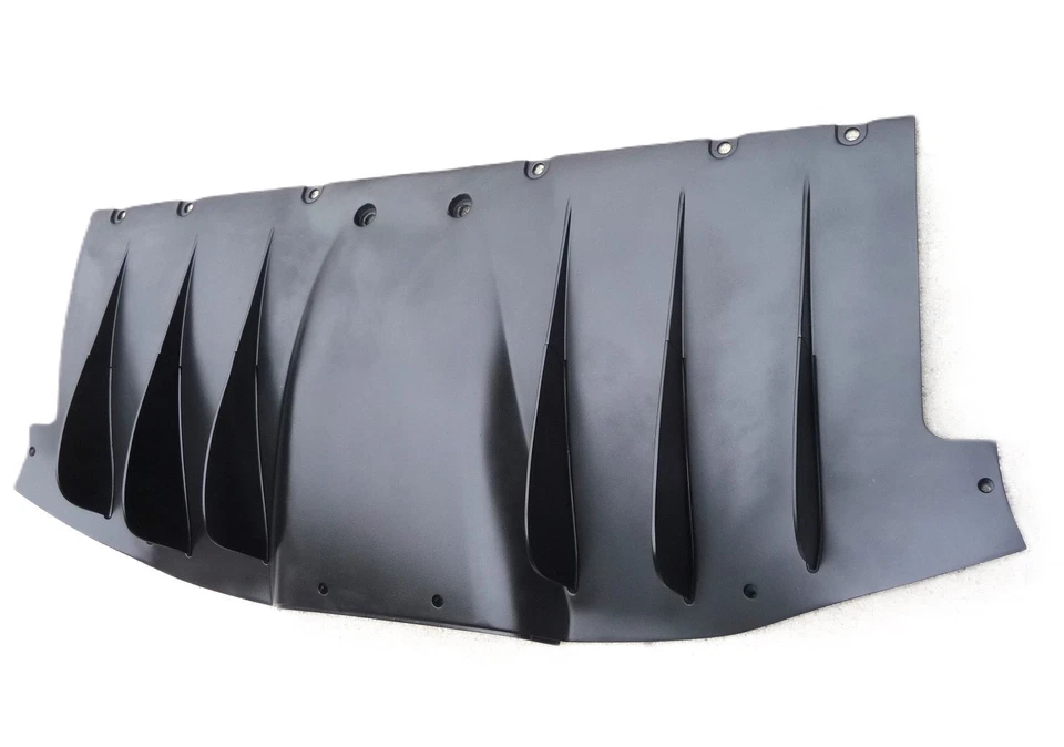 Difusor de parachoques trasero Ferrari 458 2010-2015 STD con aletas completas 82456300 OEM Foto 2 de 4