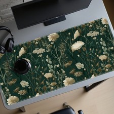 Snow Mouse Pad, a Super Large 2D Flat Gaming Mouse Pad, Perfect for Computer U