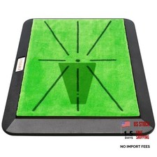 Golf Hitting Mat with Divot Board, Real-Time Swing Feedback Trainer, Indoor