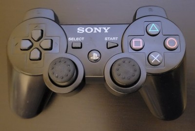 Sony PlayStation 3 PS3 Sixaxis Wireless Controller Black CECHZC1U - Tested