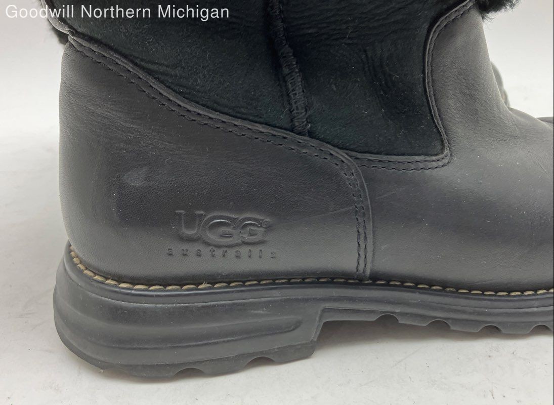 UGG Australia Black Solid Mid-Calf Boot Boot Wome… - image 2