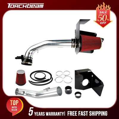 Red Cold Air Intake Kit For 2009-2013 Chevy Silverado 1500 4.8 5.3 6.0 6.2 V8