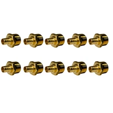 10 Pack  XFITTING 3/4" PEX-B Barb x 1" Male NPT Adapter, Lead Free Brass
