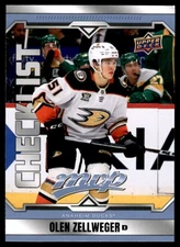 2024-25 Upper Deck MVP #250 Olen Zellweger SP CL Ducks