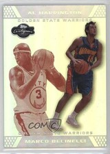 2007-08 Topps Co-Signers Silver Red Foil 12/39 Marco Belinelli Al Harrington 7v7
