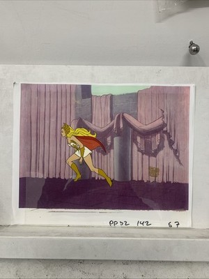 she ra pop Original animation cel Copy Background Coa