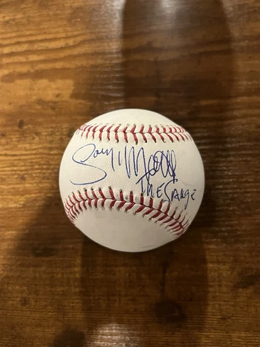 Gary Matthews Signed OMLB Baseball Inscribed JSA COA