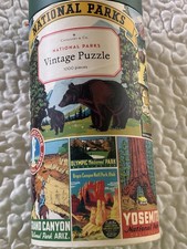 Cavallini Co. National Parks Vintage Puzzle 1000 Pieces unopened
