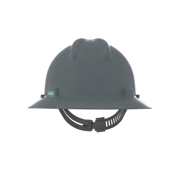 Msa Safety 454731 V-Gard Slotted Full Brim Hard Hat, Staz-On Suspension, Type - Image 2 of 4